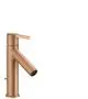 AXOR-HG-AXOR-Starck-Einhebel-Waschtischmischer-100-mit-Hebelgriff-und-Zugstangen-Ablaufgarnitur-Brushed-Bronze-10001140 gallery number 1